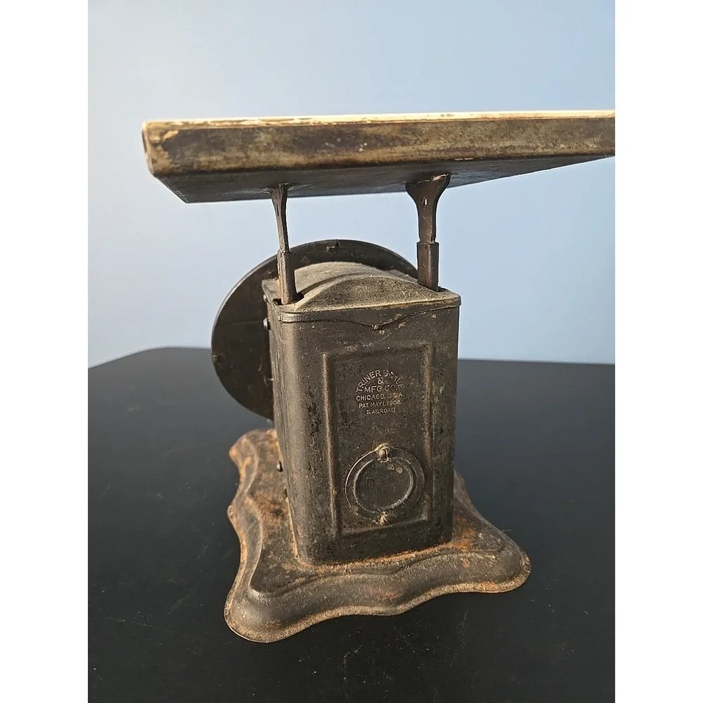Vintage‎ Antique 24 LB Farmhouse Scale Triner Scales Pat 1906 Chicago Regulating